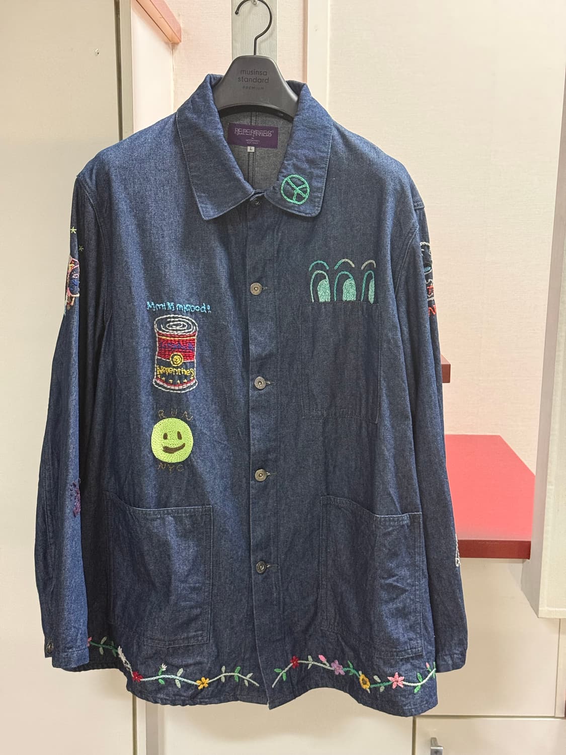 네펜데스 x 오타카라 NYC 데님 커버올 워크자켓 상품이미지1