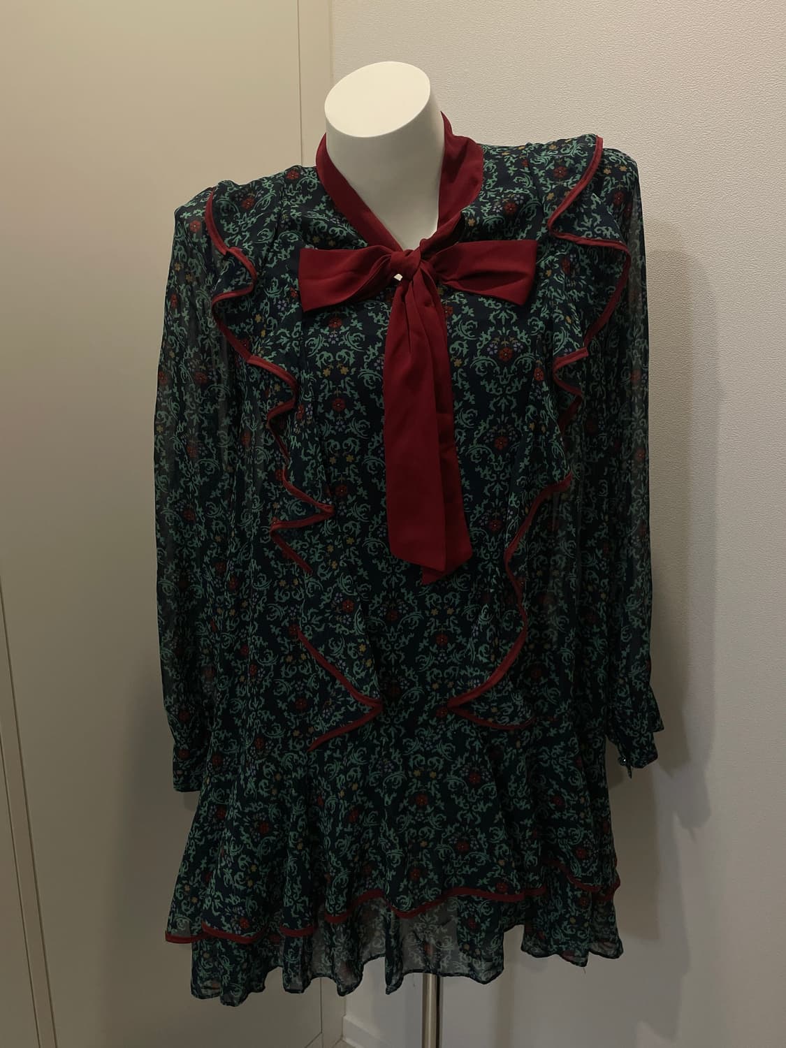 팜므뮤즈 오리엔탈 빈티지 패턴 원피스 화양연화 상품이미지1