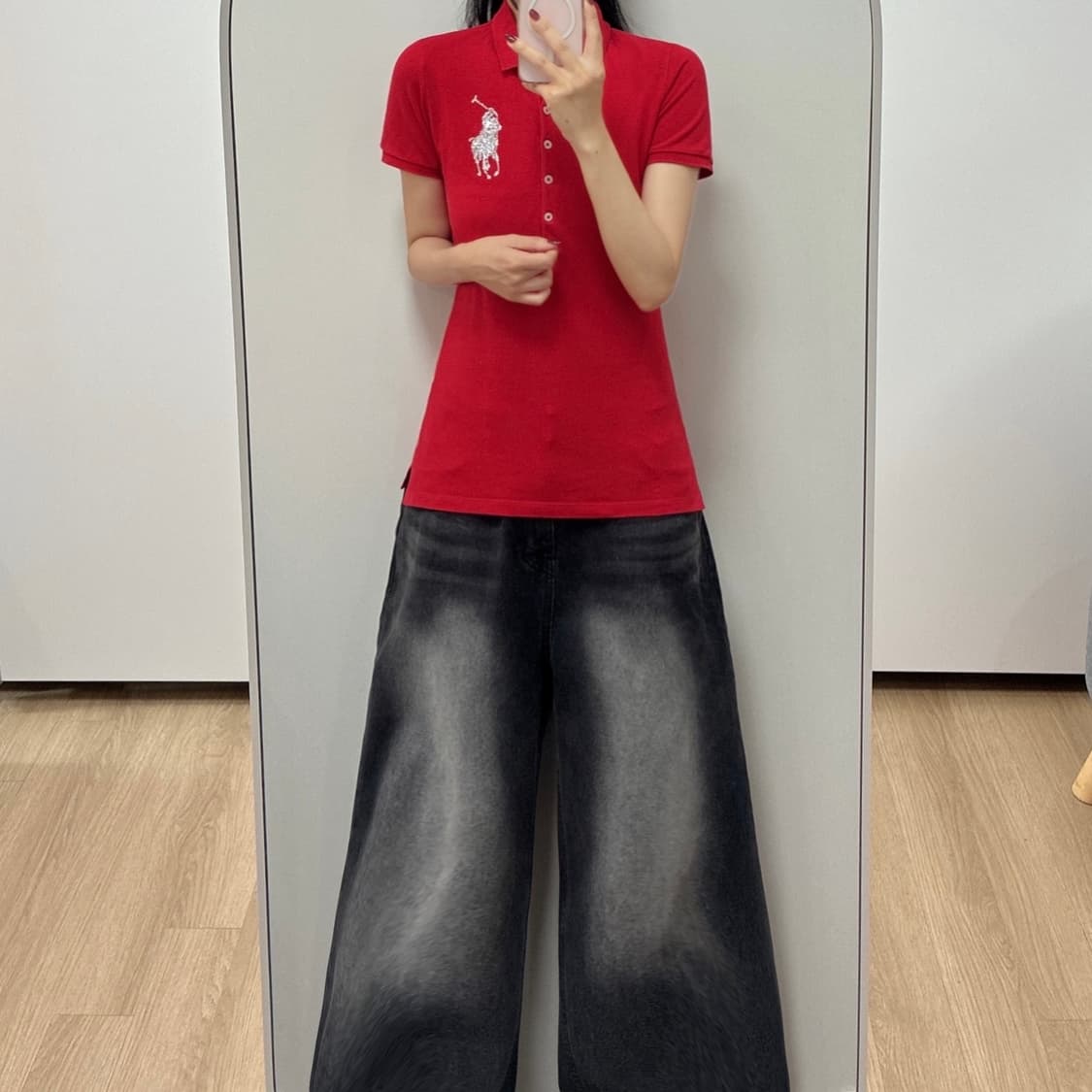 폴로 랄프로렌 비즈 빅포니 카라 반팔 티셔츠 상품이미지1