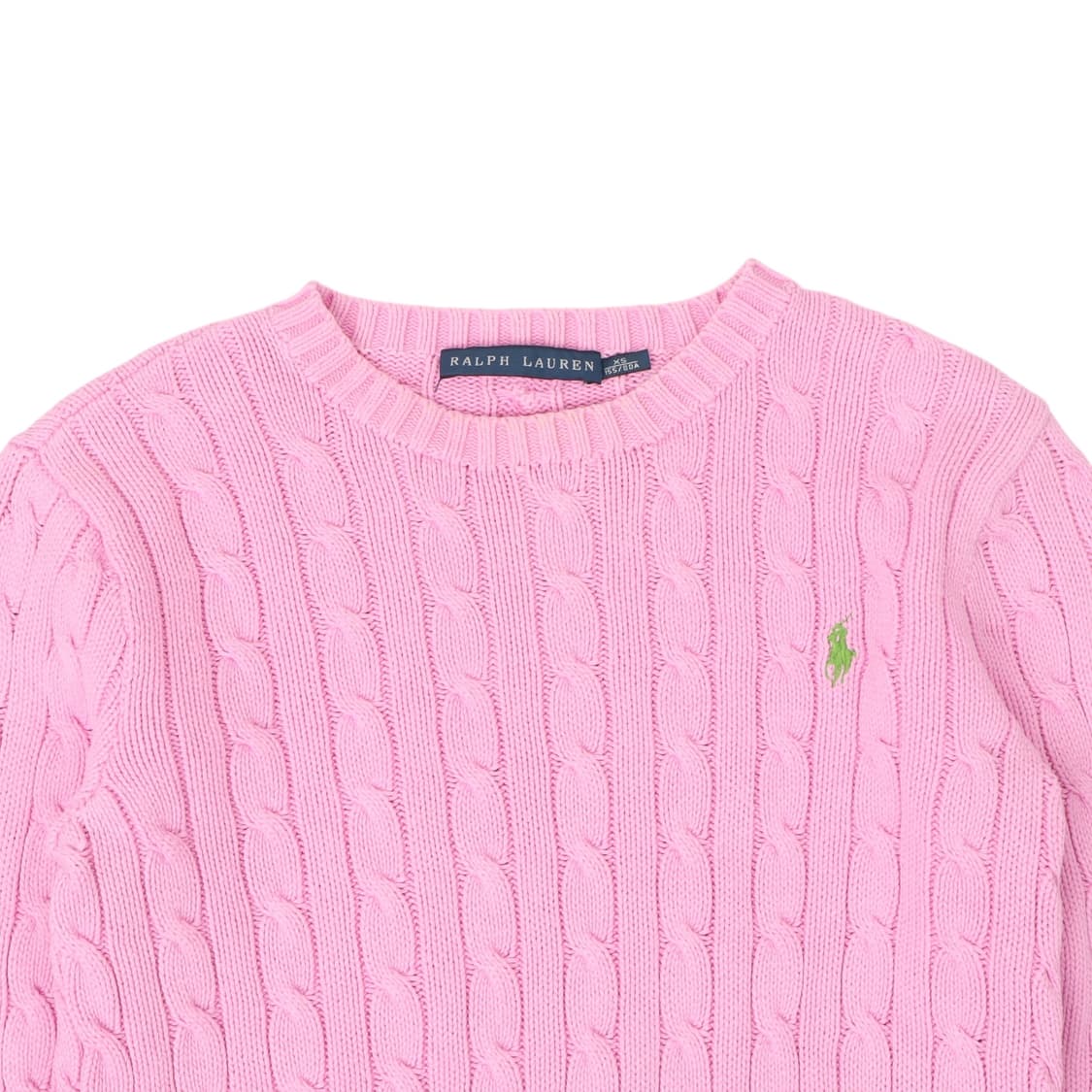 폴로 랄프로렌 라이트 핑크 케이블 니트 상품이미지2