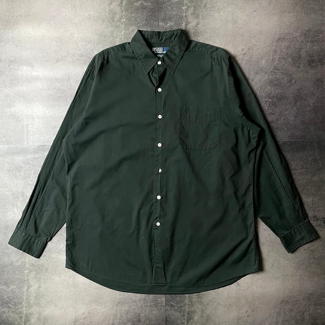 RALPH LAUREN 랄프로렌 빈티지 블랙 코튼 셔츠 상품이미지1