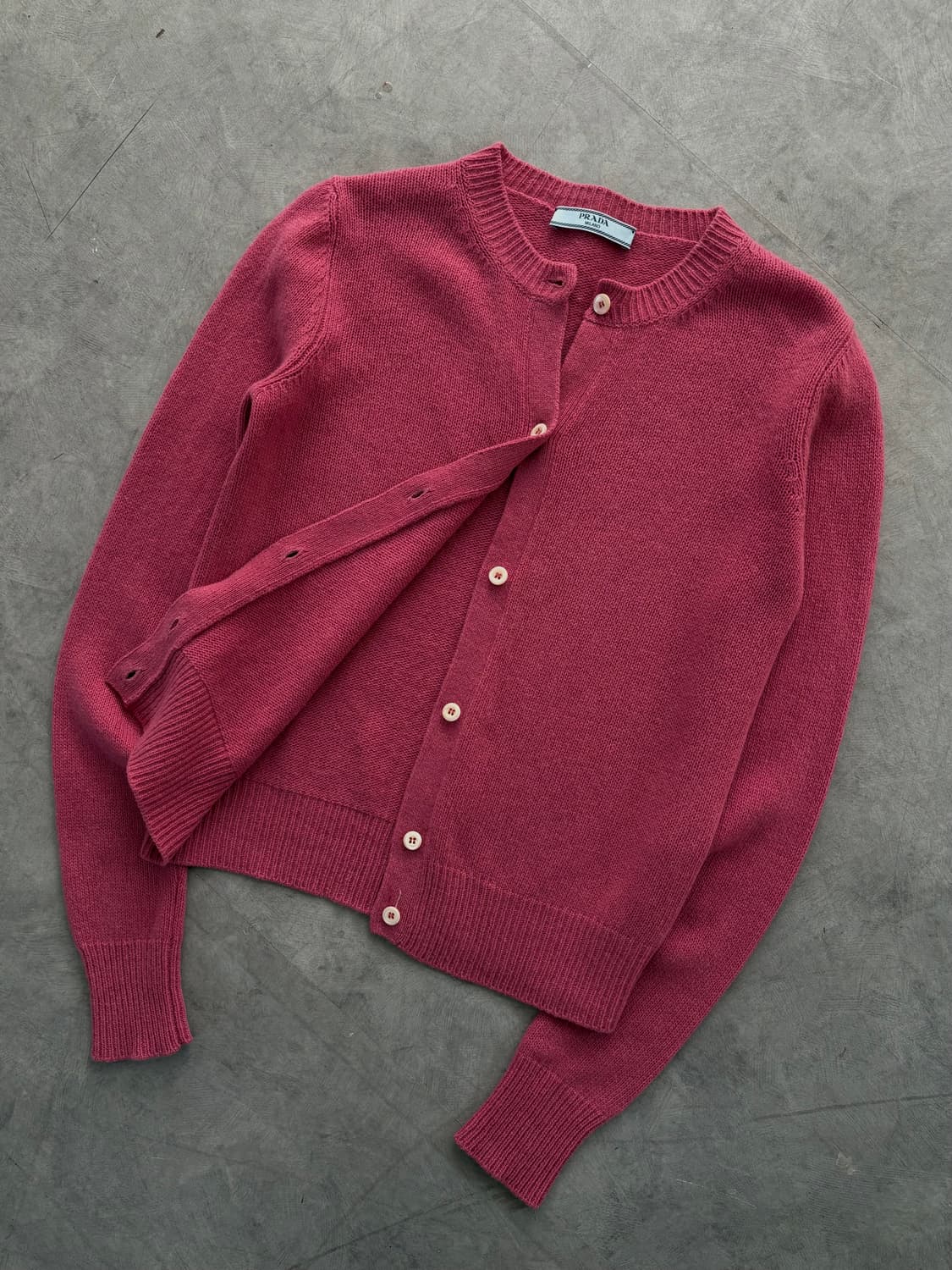 Prada 프라다 핑크 가디건 상품이미지9