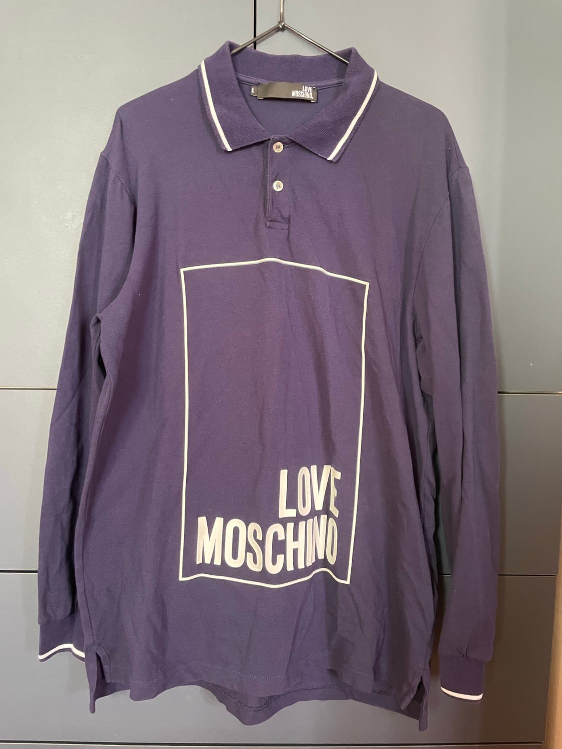 Moschino 빅로고 네이비 롱 PK 상품이미지2