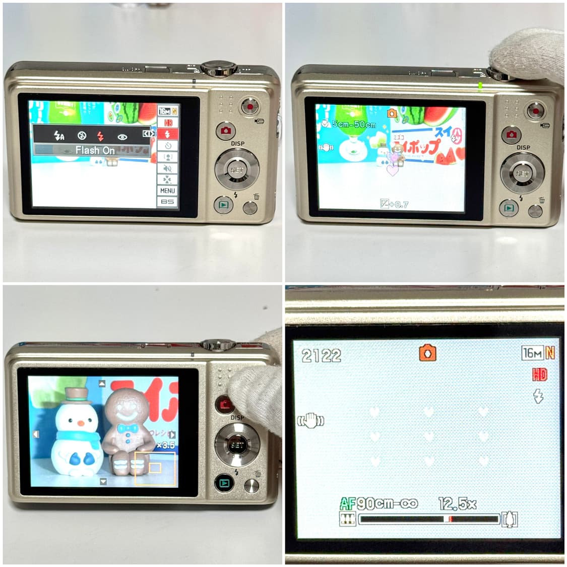 카시오 엑슬림 ZS170 샴페인골드 빈티지디카 상품이미지4