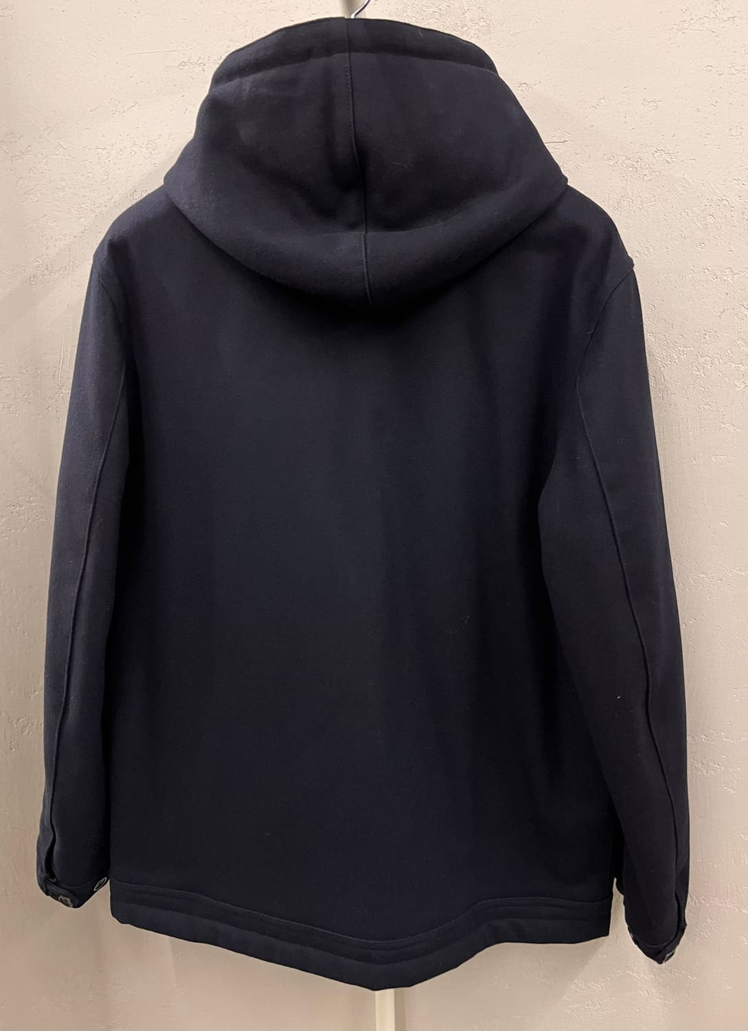 Sandro 네이비 후드 코트 상품이미지4