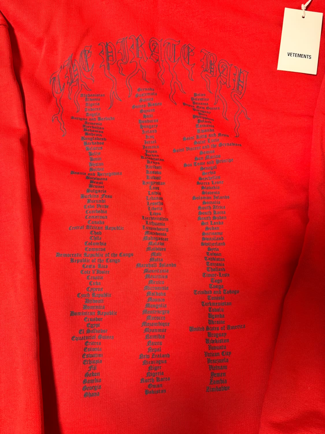 베트멍 20aw 후드 레드 상품이미지6