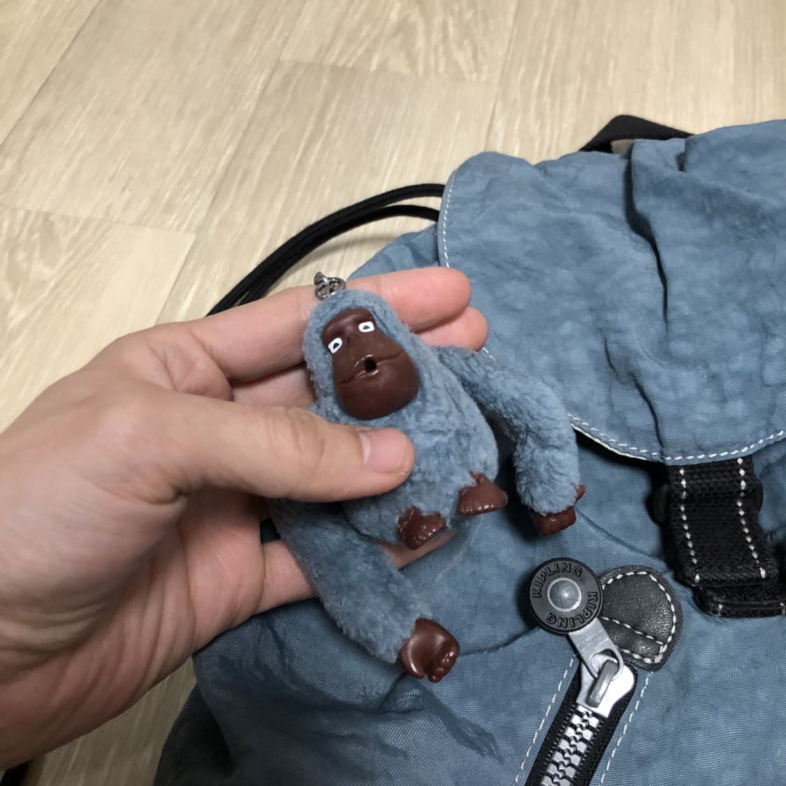 (OS) 키플링 KIPLING 빈티지 Y2K 복조리 스카이블루 키플링백팩 상품이미지3