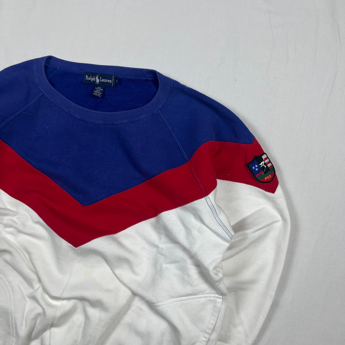 90’s 폴로랄프로렌 polo 수이사이드 스키 패치 맨투맨 상품이미지3
