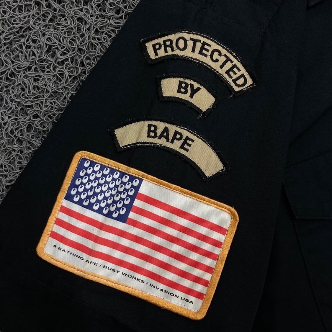 A bathing Ape 90,S 오리지널 패치 워크  상품이미지5