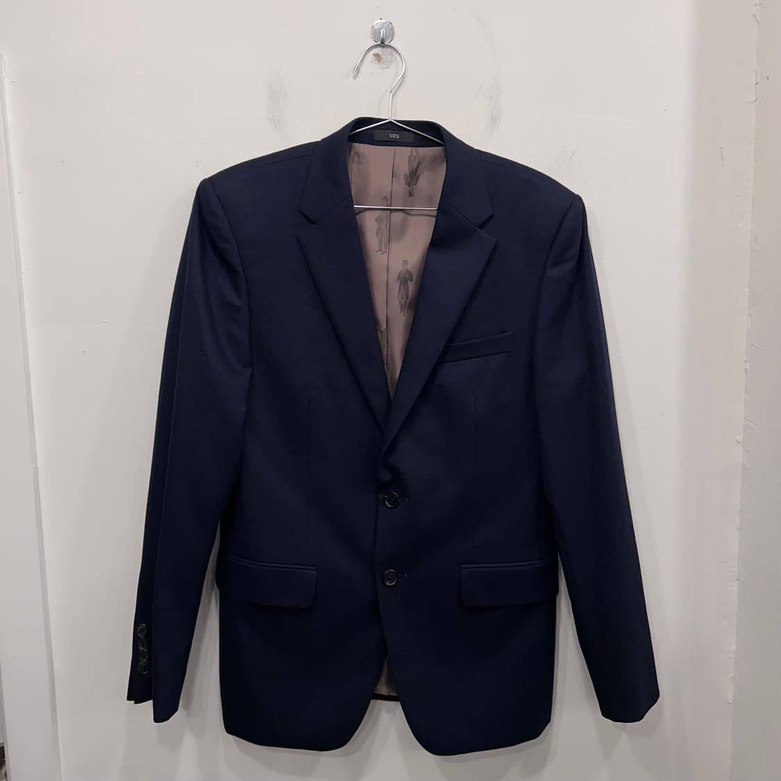 지이크 클래식 울 모직 투버튼 블레이져 상품이미지2