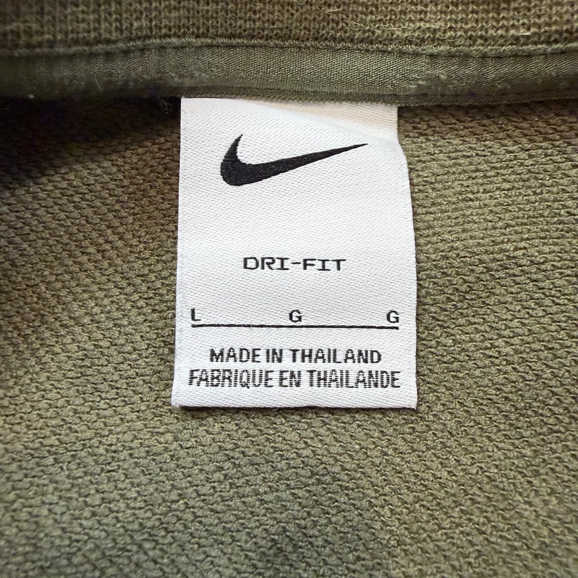 Nike (W) 카키 크롭 맨투맨 상품이미지2