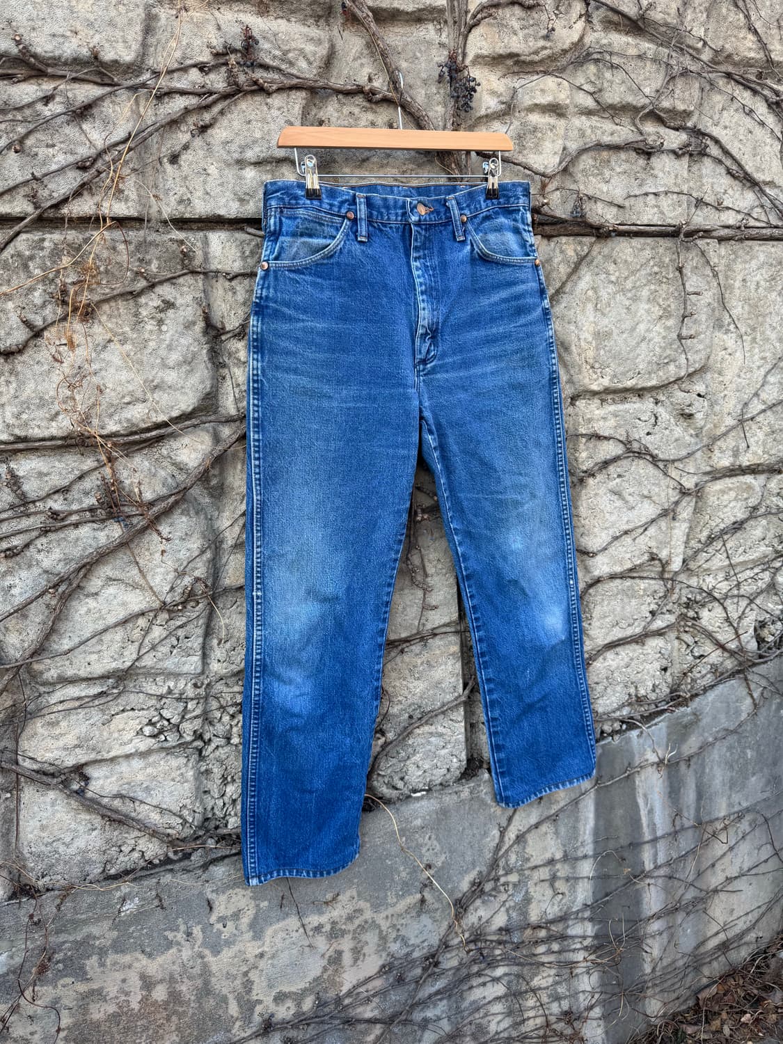 90s 랭글러 빈티지 13mwz 카우보이컷 웨스턴 데님 팬츠 상품이미지3