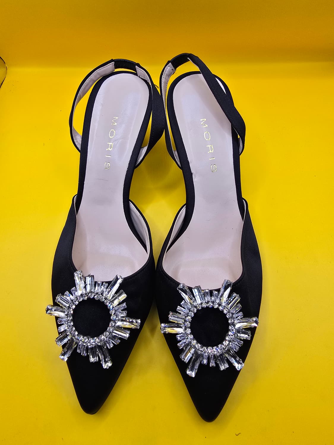 모리스 큐빅 슬링백 힐 (235) 상품이미지1