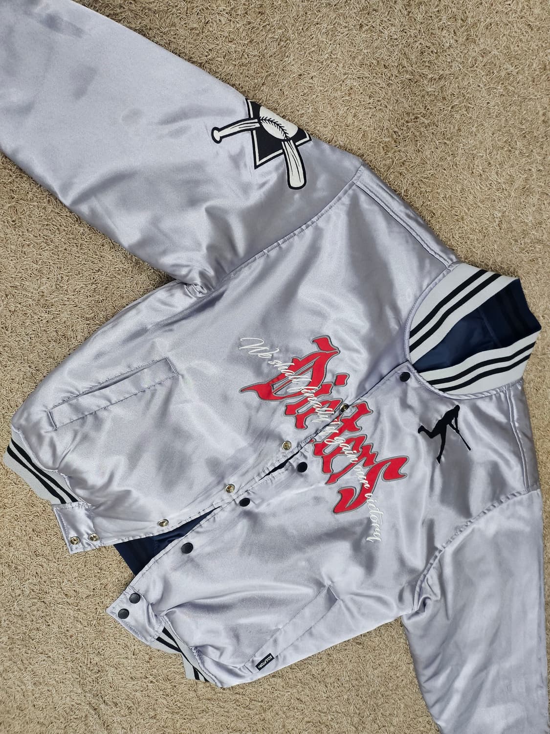 (L-100)스컬프터 남여공용 리버시블 양면  스타디움 자켓 상품이미지6