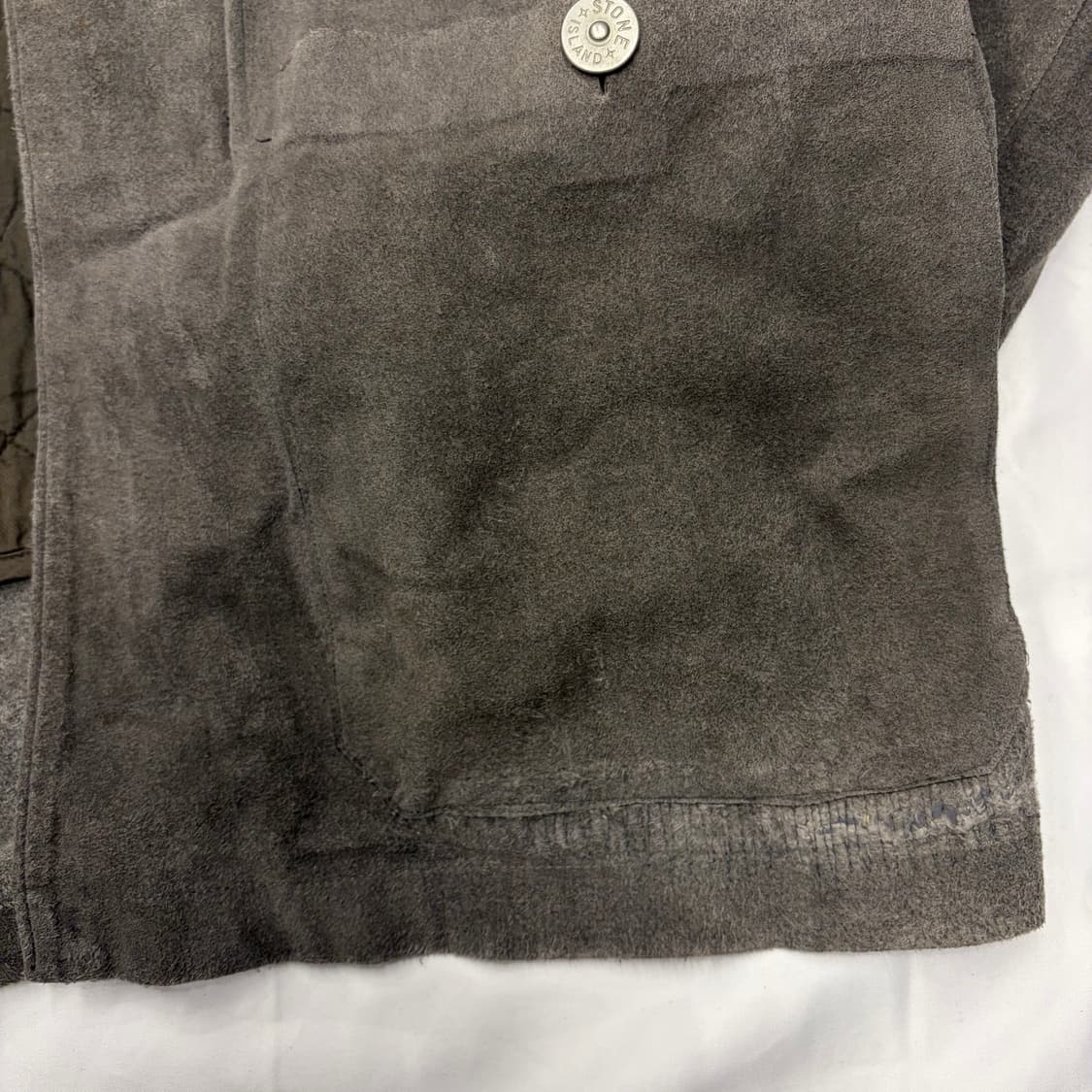 스톤아일랜드 빈티지 스웨이드 레더 자켓 L 상품이미지8