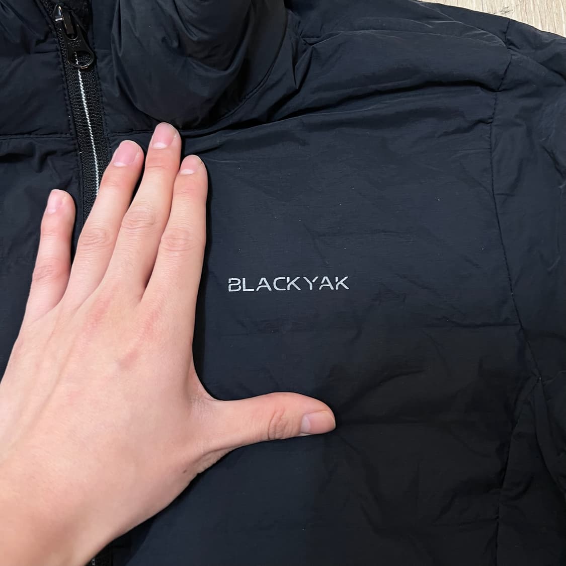 블랙야크 라이트 구스다운 경량패딩 L/100  상품이미지3