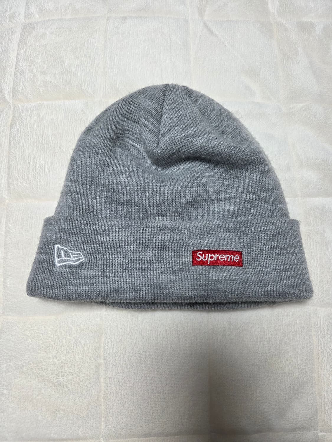 슈프림 뉴에라 S로고 비니 헤더 그레이 상품이미지2