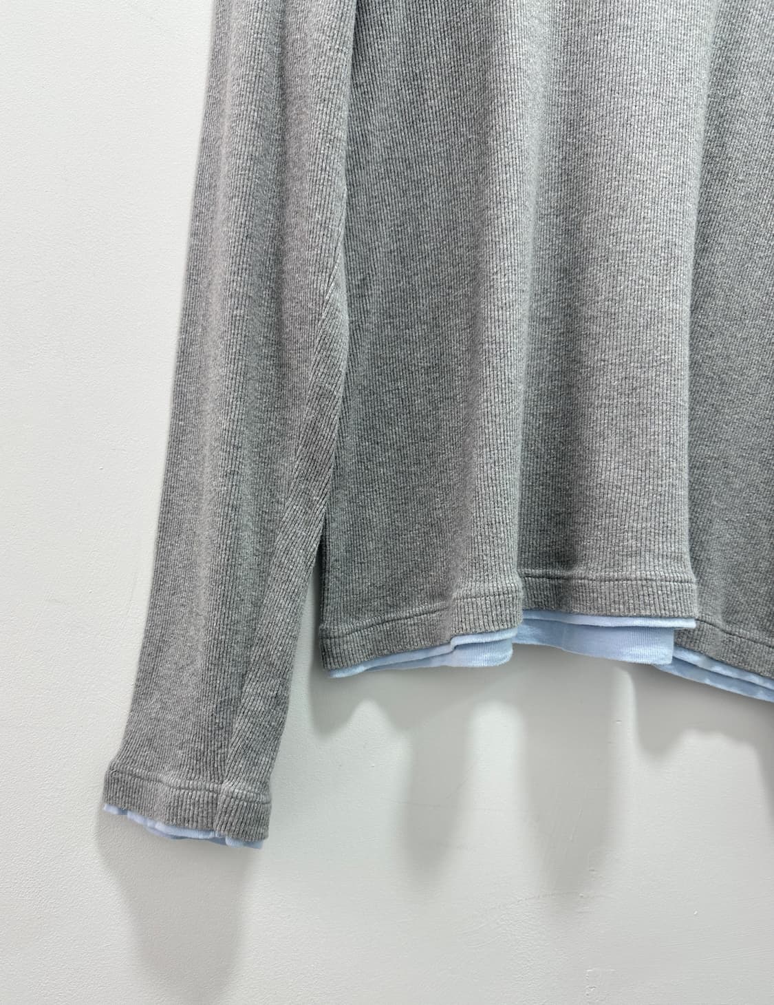 23 Homme fake layered knit sleeve  상품이미지6