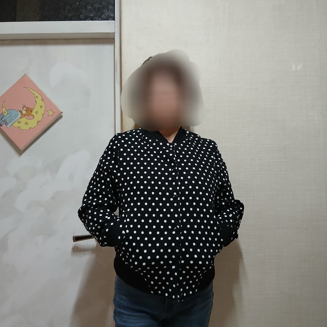[네고가능] 땡땡이  무늬 자켓  상품이미지3