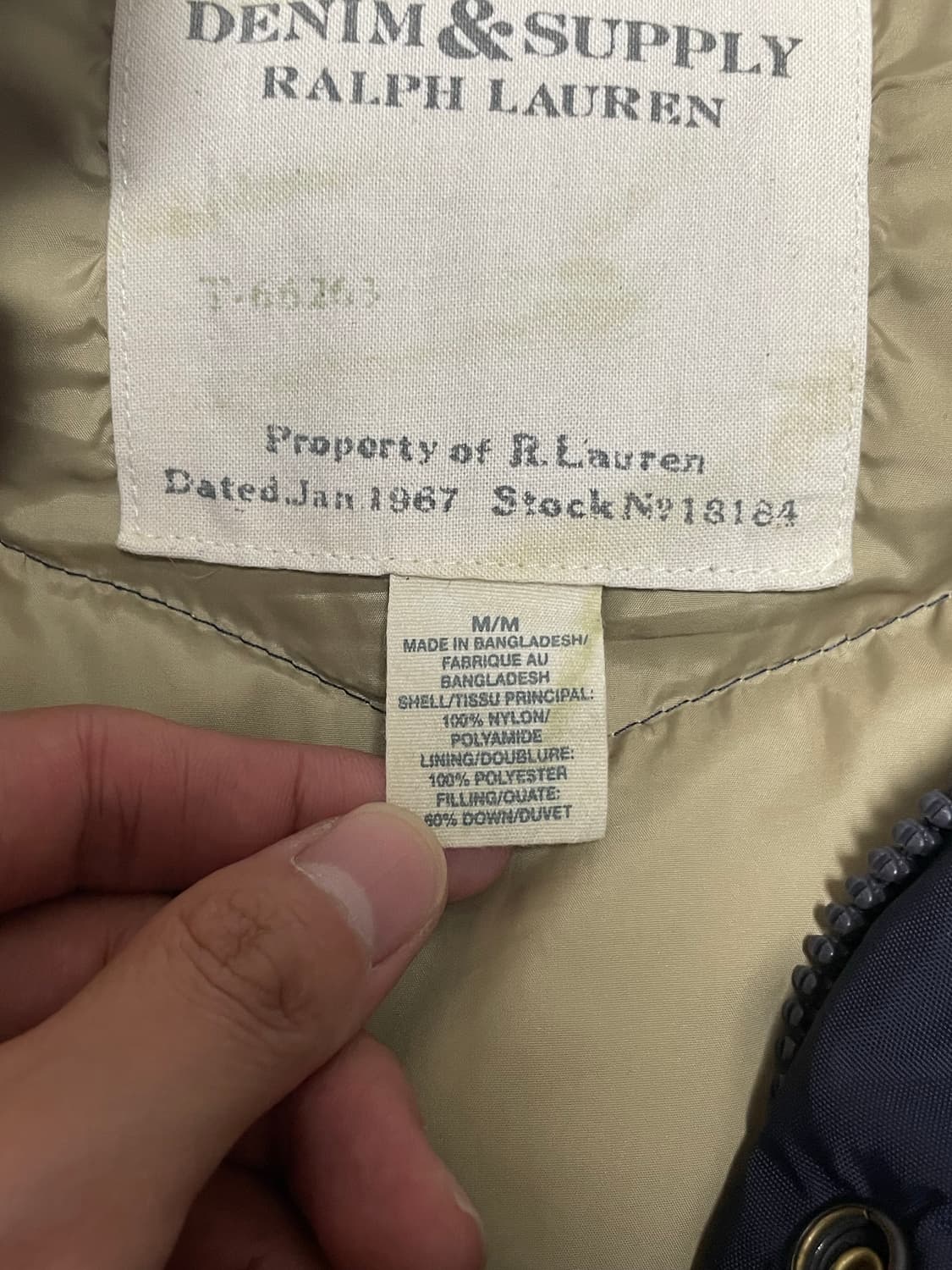 데님앤서플라이 랄프로렌 패딩 점퍼 상품이미지8