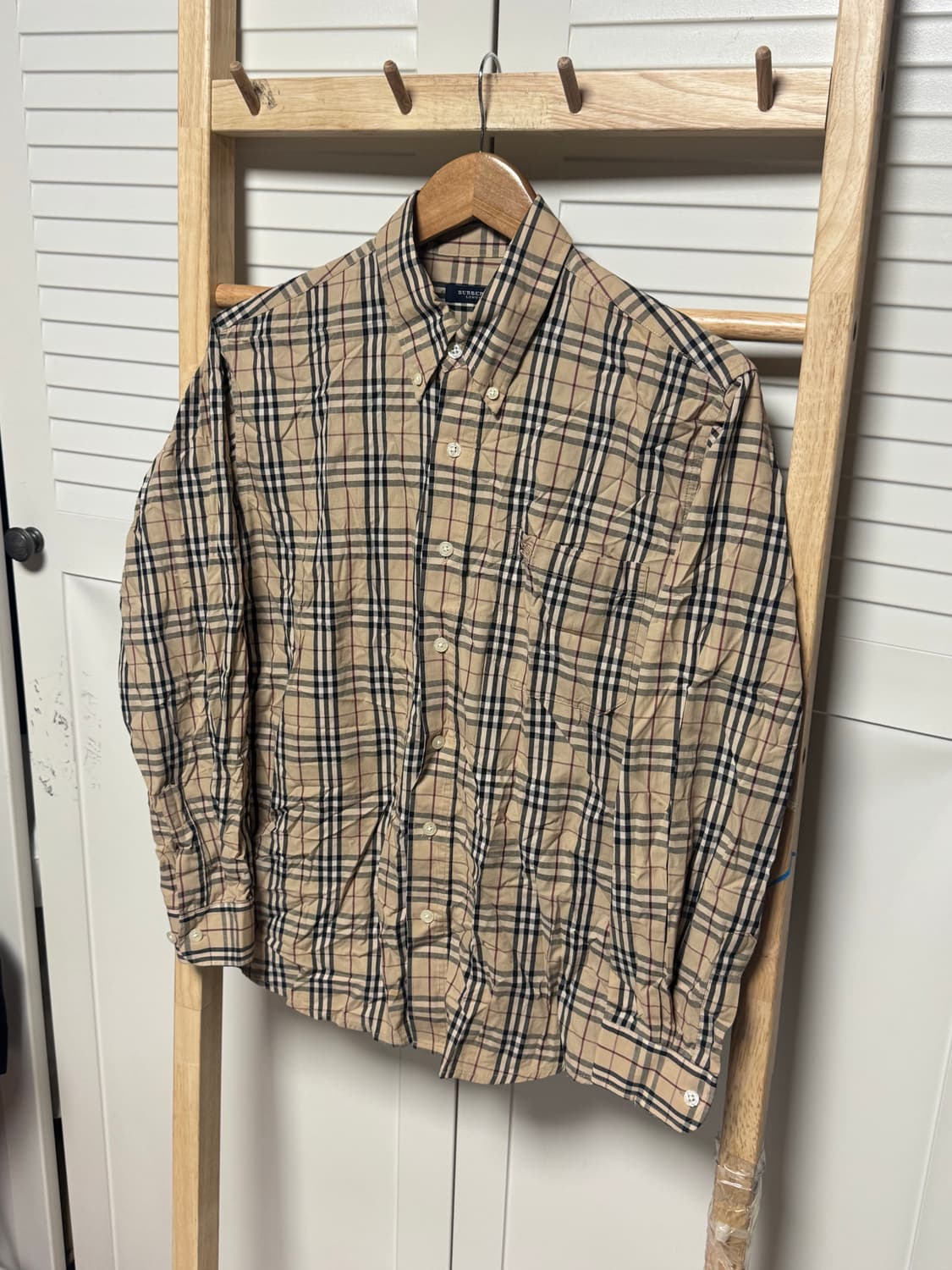 런던 버버리 체크 셔츠  상품이미지2