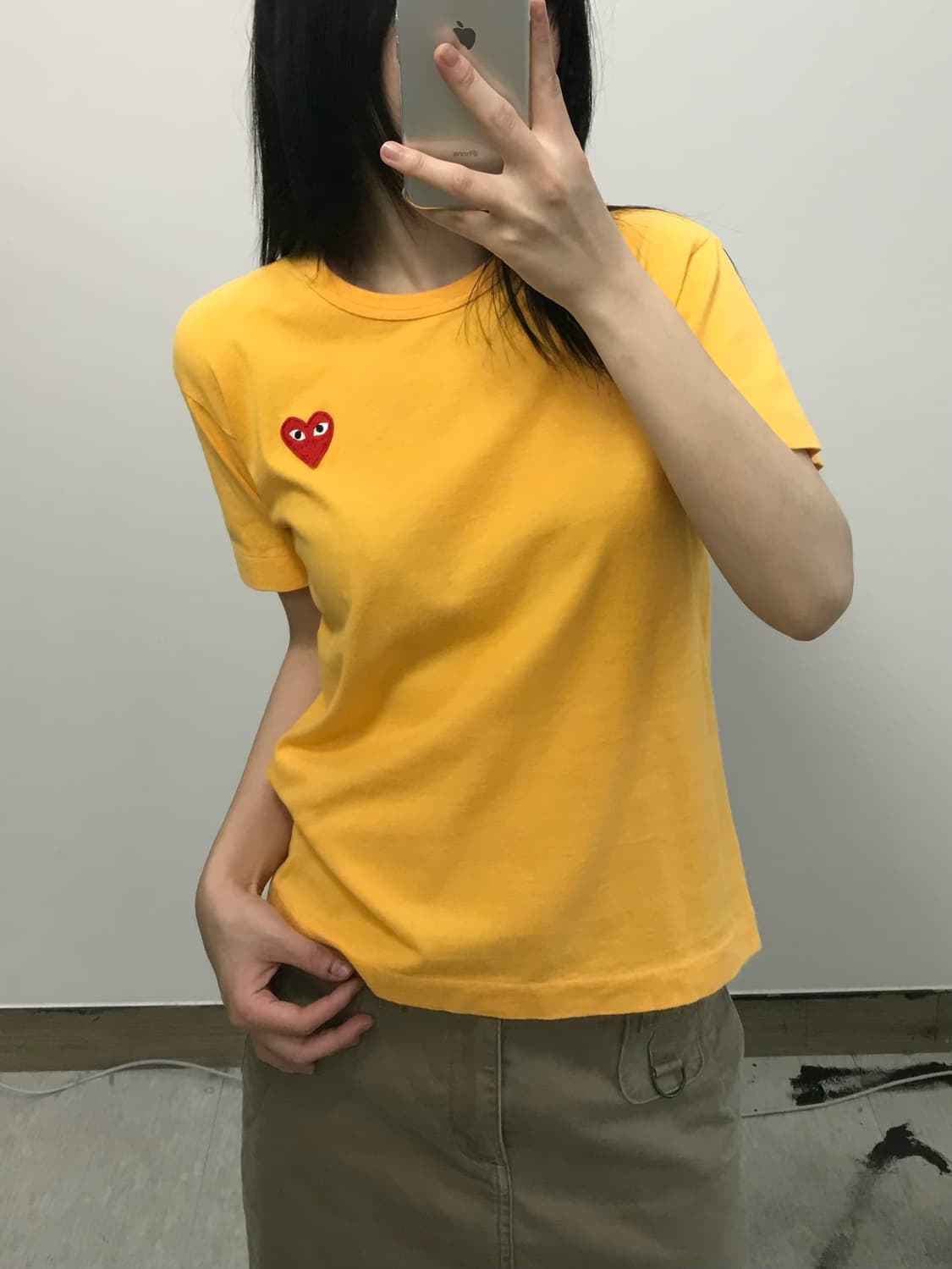 꼼데가르송 플레이 와팬 반팔 티셔츠 상품이미지1