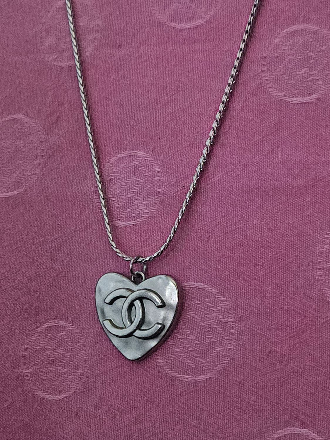 샤넬 정품 빈티지 업사이클링 롱 목걸이 남자목걸이 상품이미지1