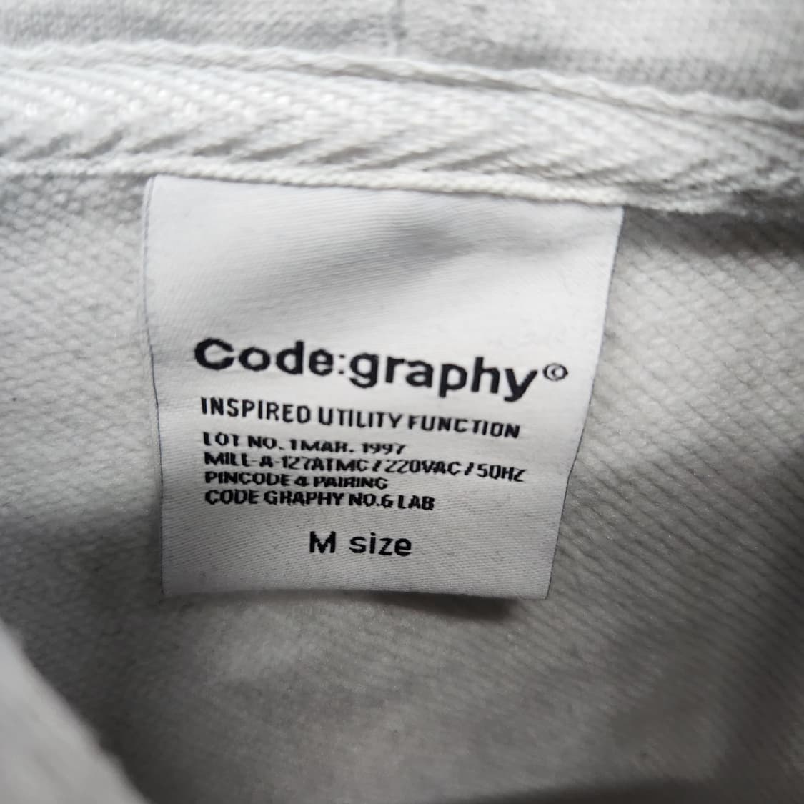 코드그라피 CGP 아치로고 후드티 M(XL) 상품이미지5