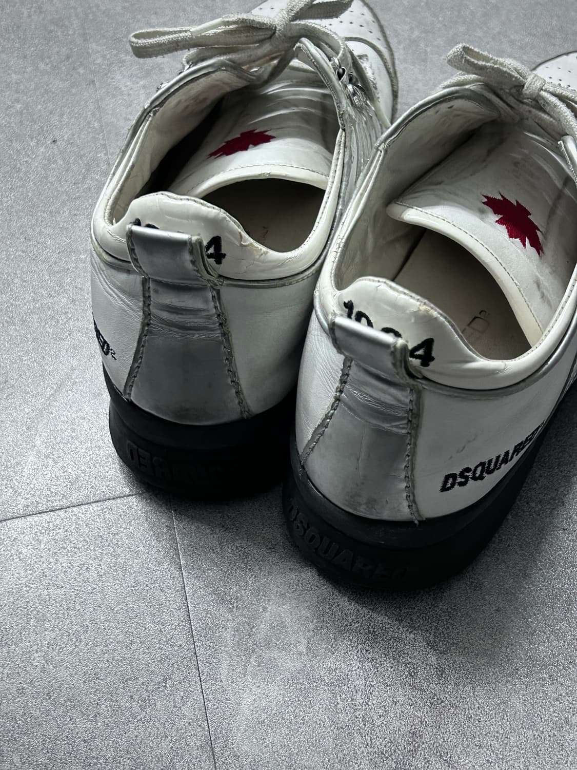 디스퀘어드2 스포츠 실버 스트랩 스니커즈 상품이미지4