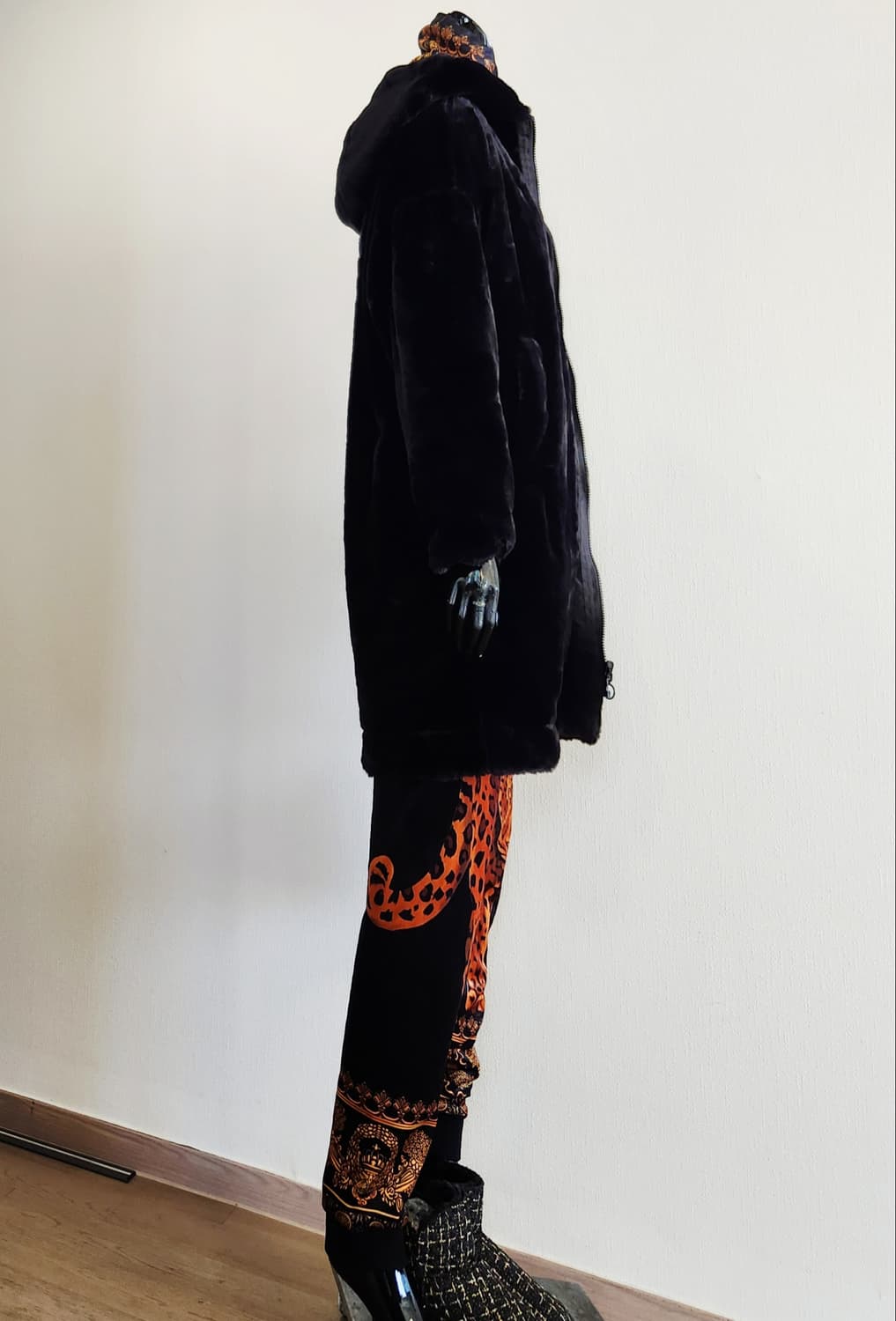 디스트나인 리버시블 퍼점퍼  상품이미지3