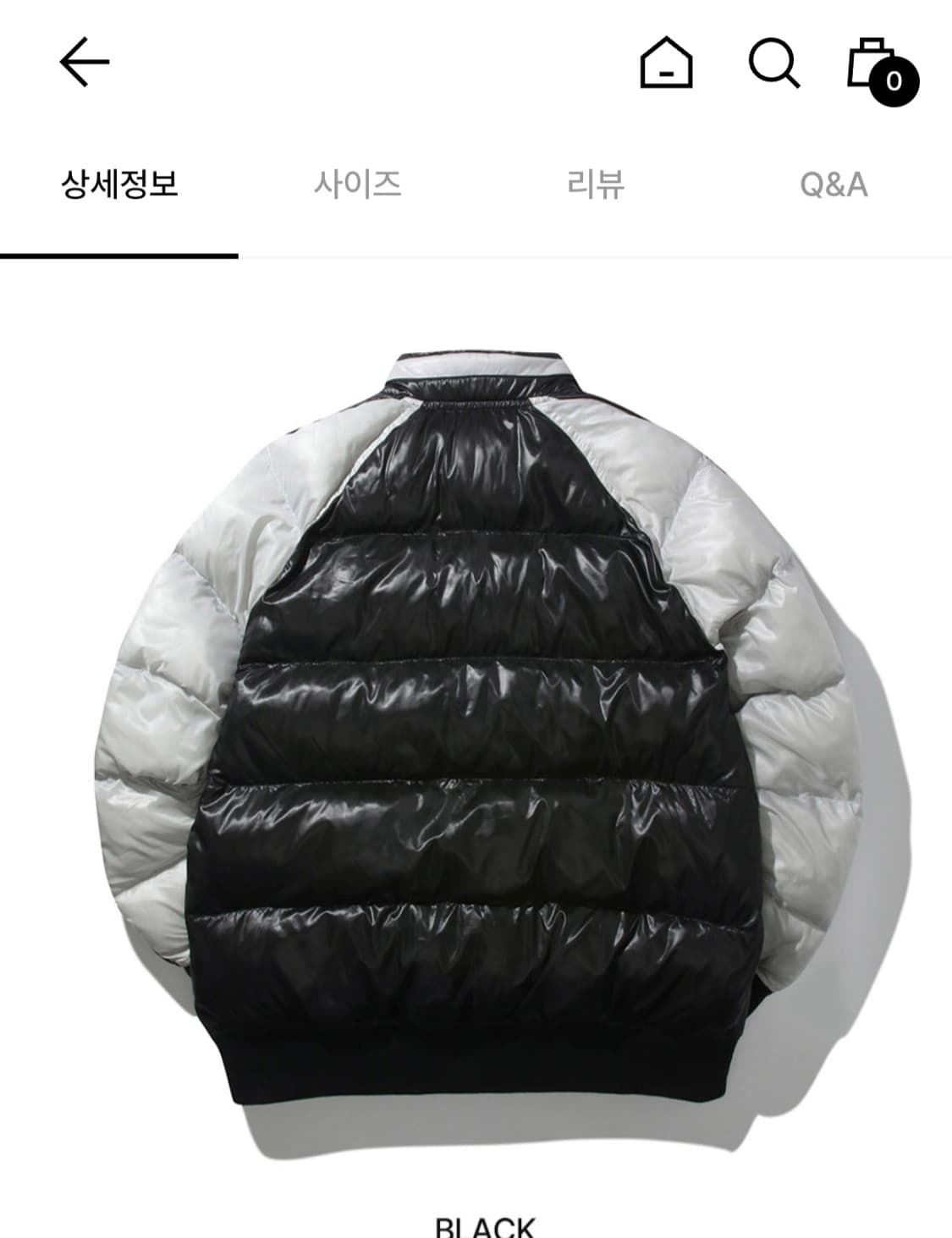 그루브라임 퍼스트 소베니어 패딩 M 상품이미지3