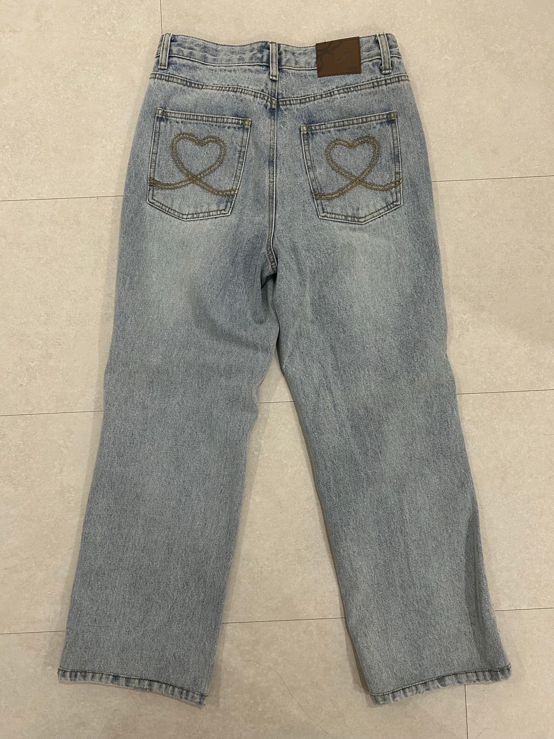 론론 SIDE LINE STRAIGHT DENIM 데님 S 상품이미지2