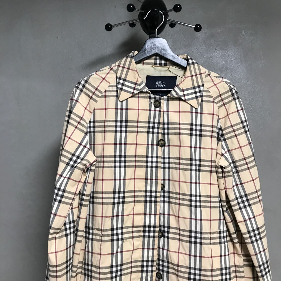 버버리 노바 체크 싱글 코트 8(W) 상품이미지2