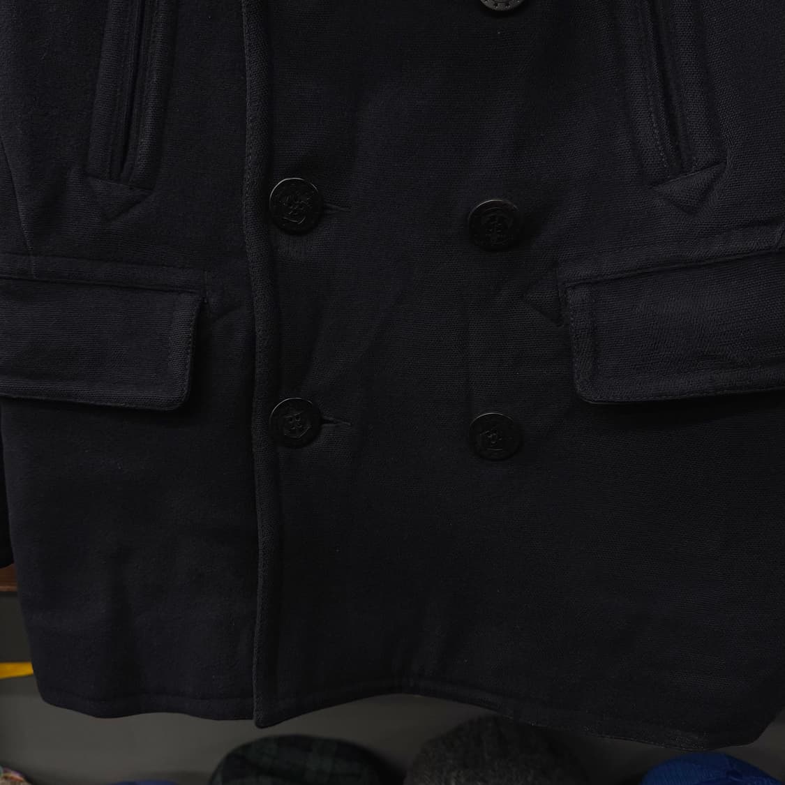 90s 폴로 랄프로렌 US NAVY 미 해군 밀리터리 복각 피코트 상품이미지4