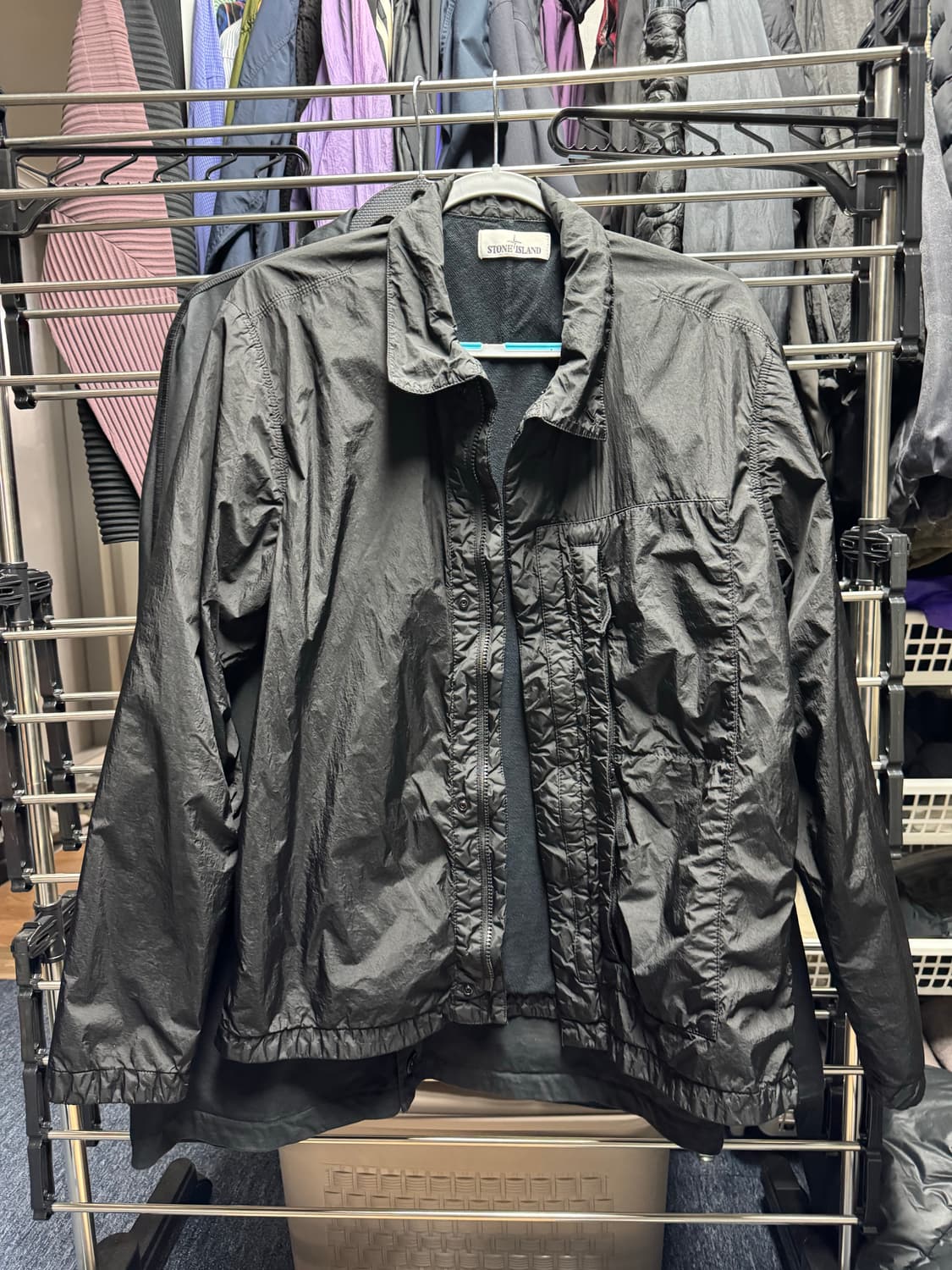 스톤아일랜드 크링클랩스 오버셔츠 L사이즈 상품이미지1