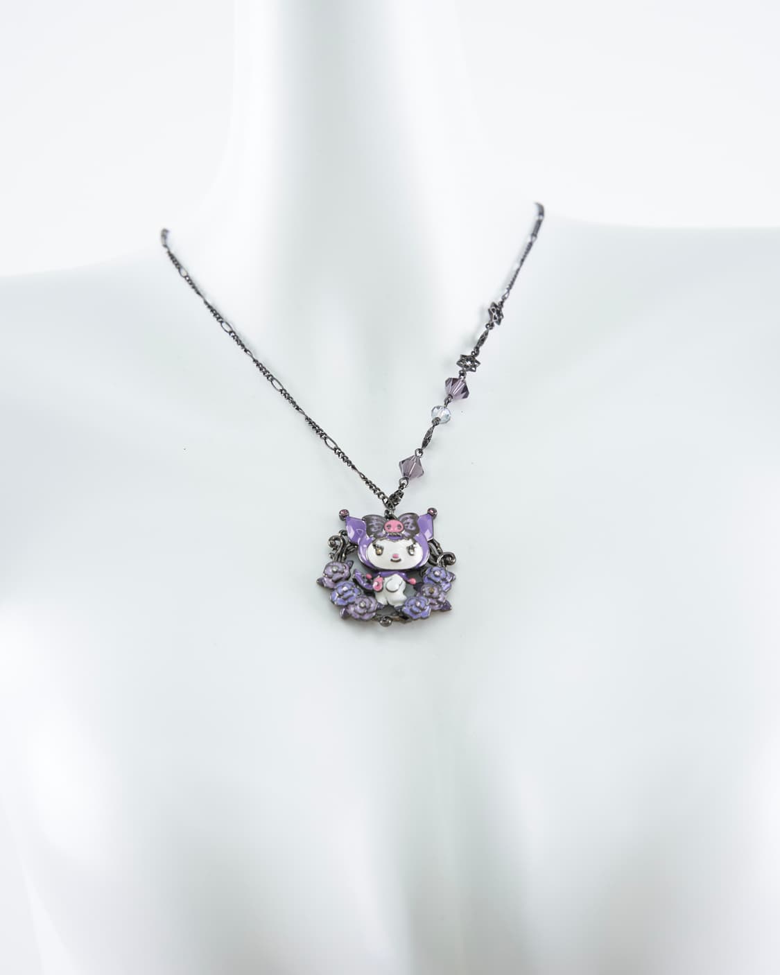 Anna Sui & Kuromi 콜라보 에디션 빅 팬던트 목걸이 상품이미지1