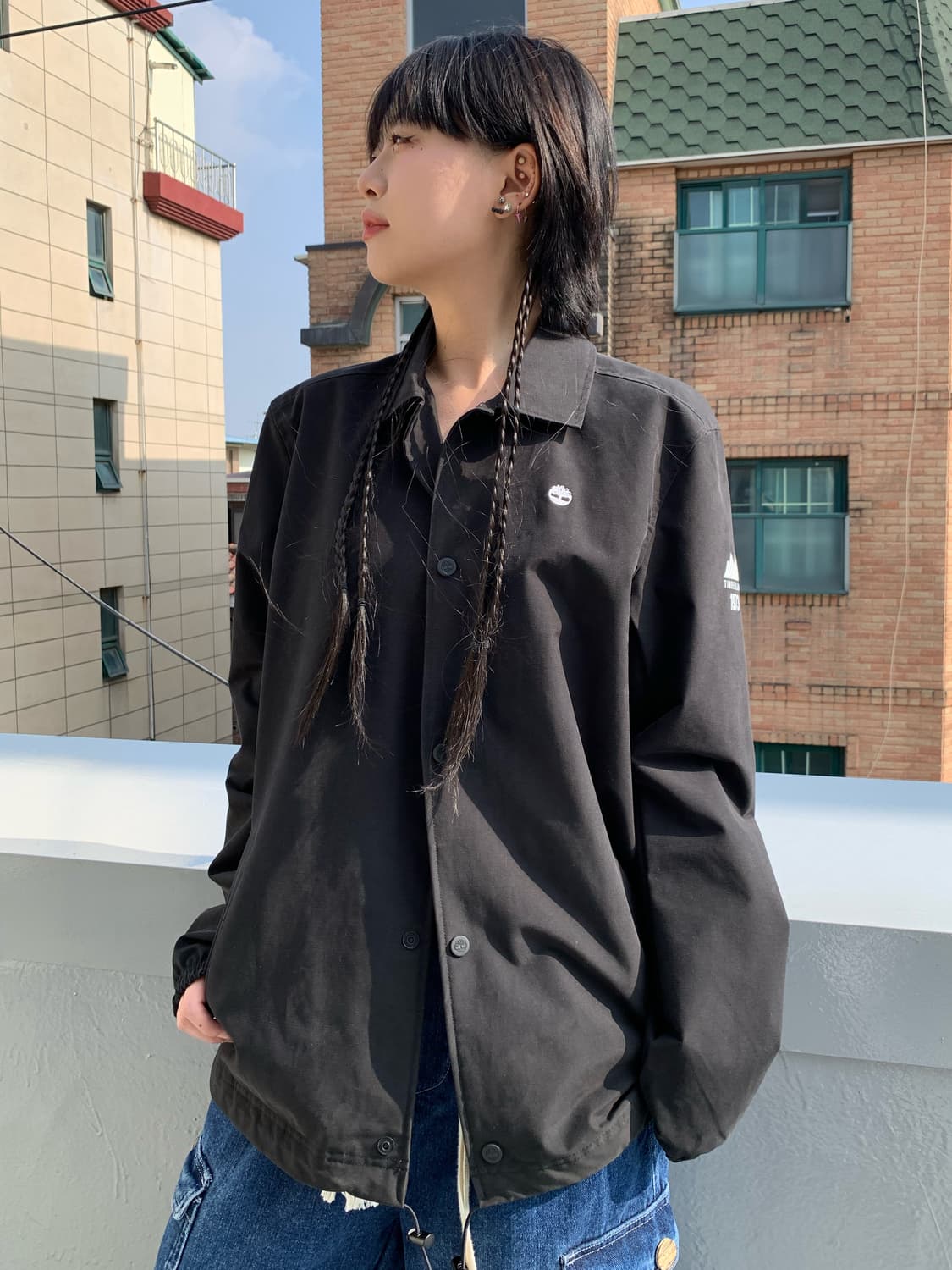 팀버랜드 빅로고 코튼자켓 상품이미지3