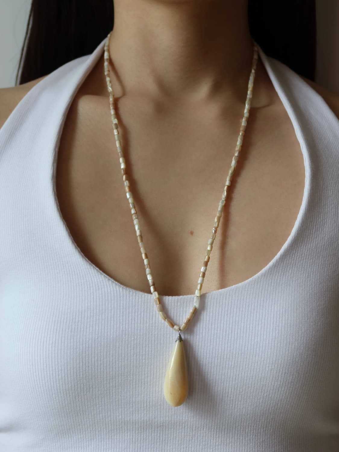 drop beaded necklace 상품이미지2