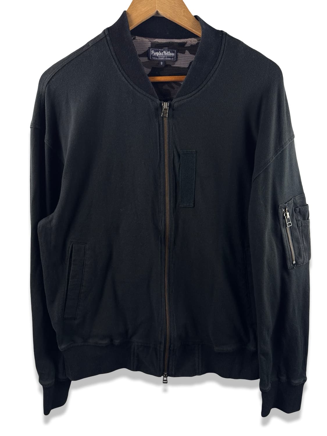 JPN 퍼플앤옐로우 코튼 봄버 자켓2155 상품이미지1