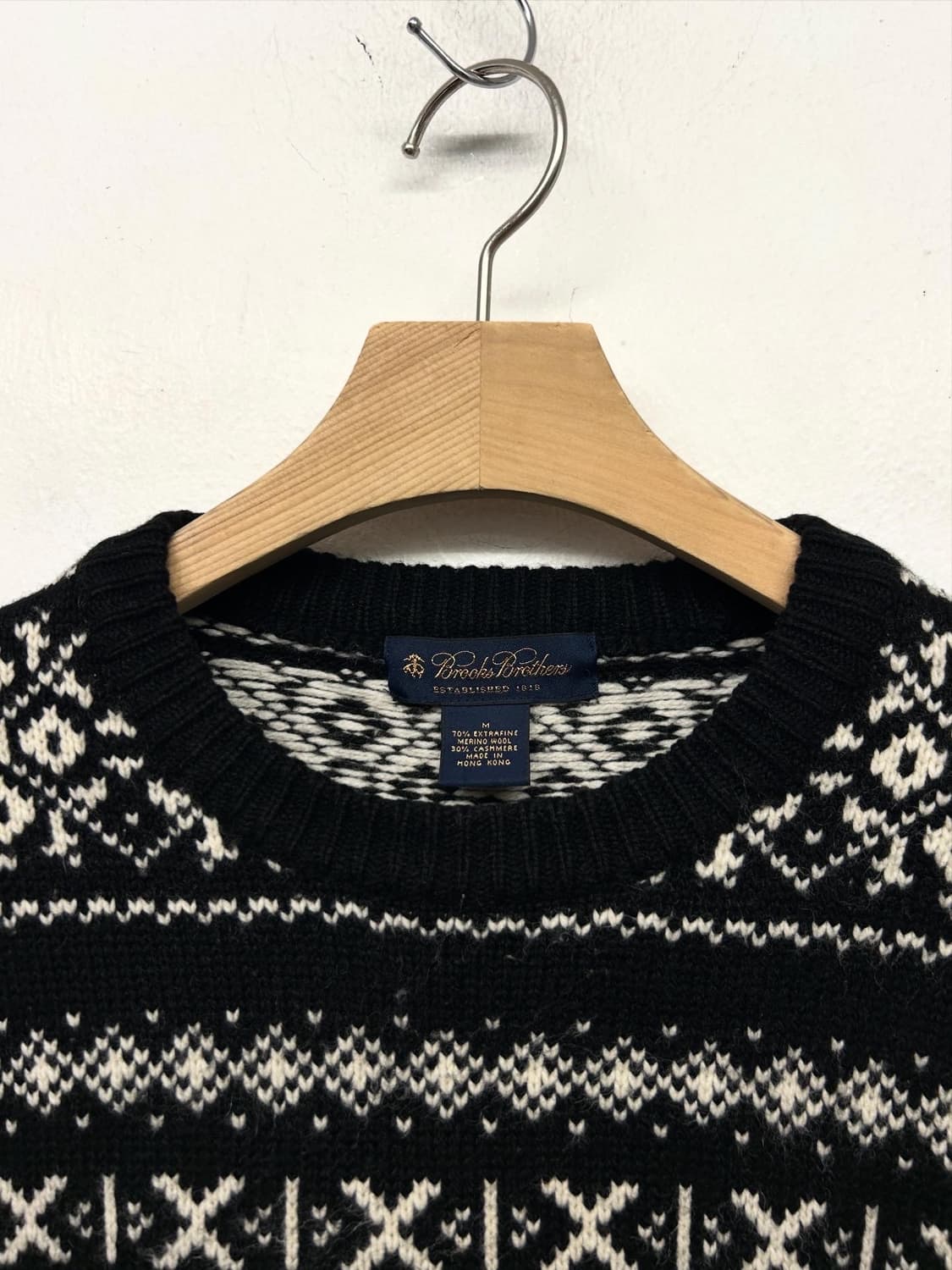 브룩스브라더스 페어아일 노르딕 패턴 니트 상품이미지3
