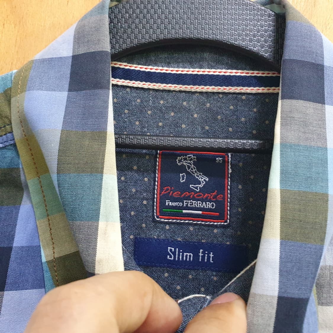 프랑코페라로  긴팔 체크셔츠(95) 상품이미지10