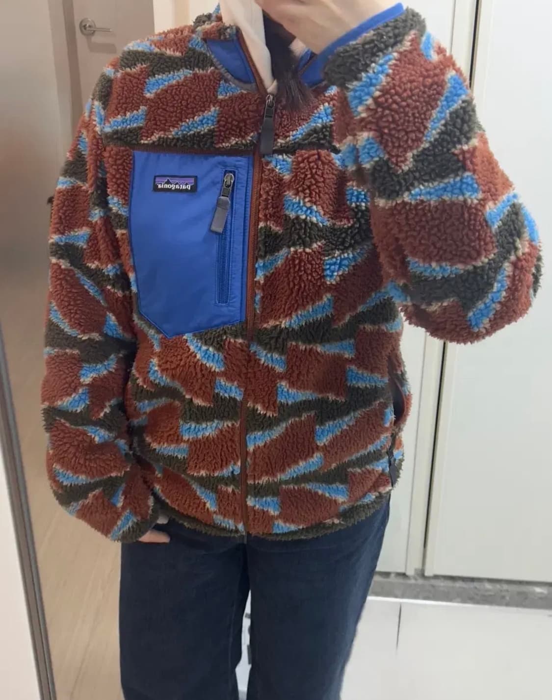 파타고니아 클래식 레트로 플리스 자켓 캔자스 스카이 탄 상품이미지1