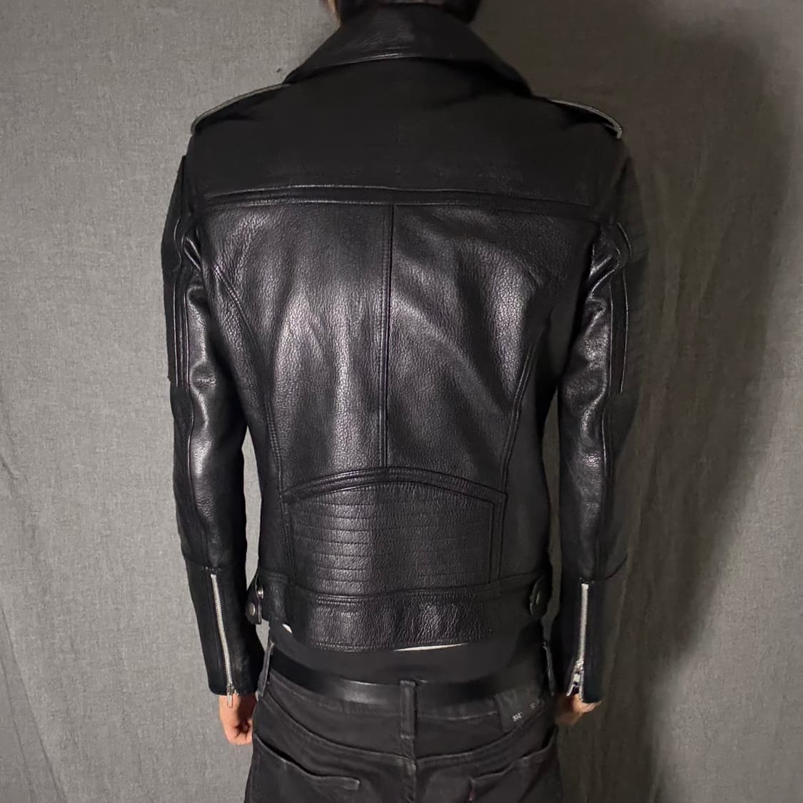 206 homme goat skin leather jacket 상품이미지6