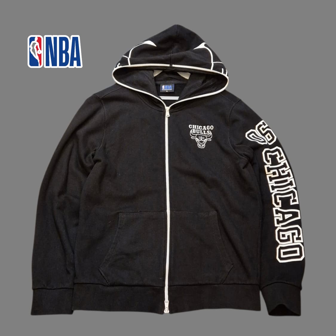 (XL) NBA 블랙 후드집업  상품이미지1