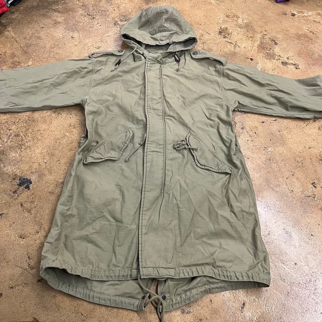 [ 정품/M ] 90s 폴로 데님앤서플라이 필드 야상 자켓 b17 상품이미지3