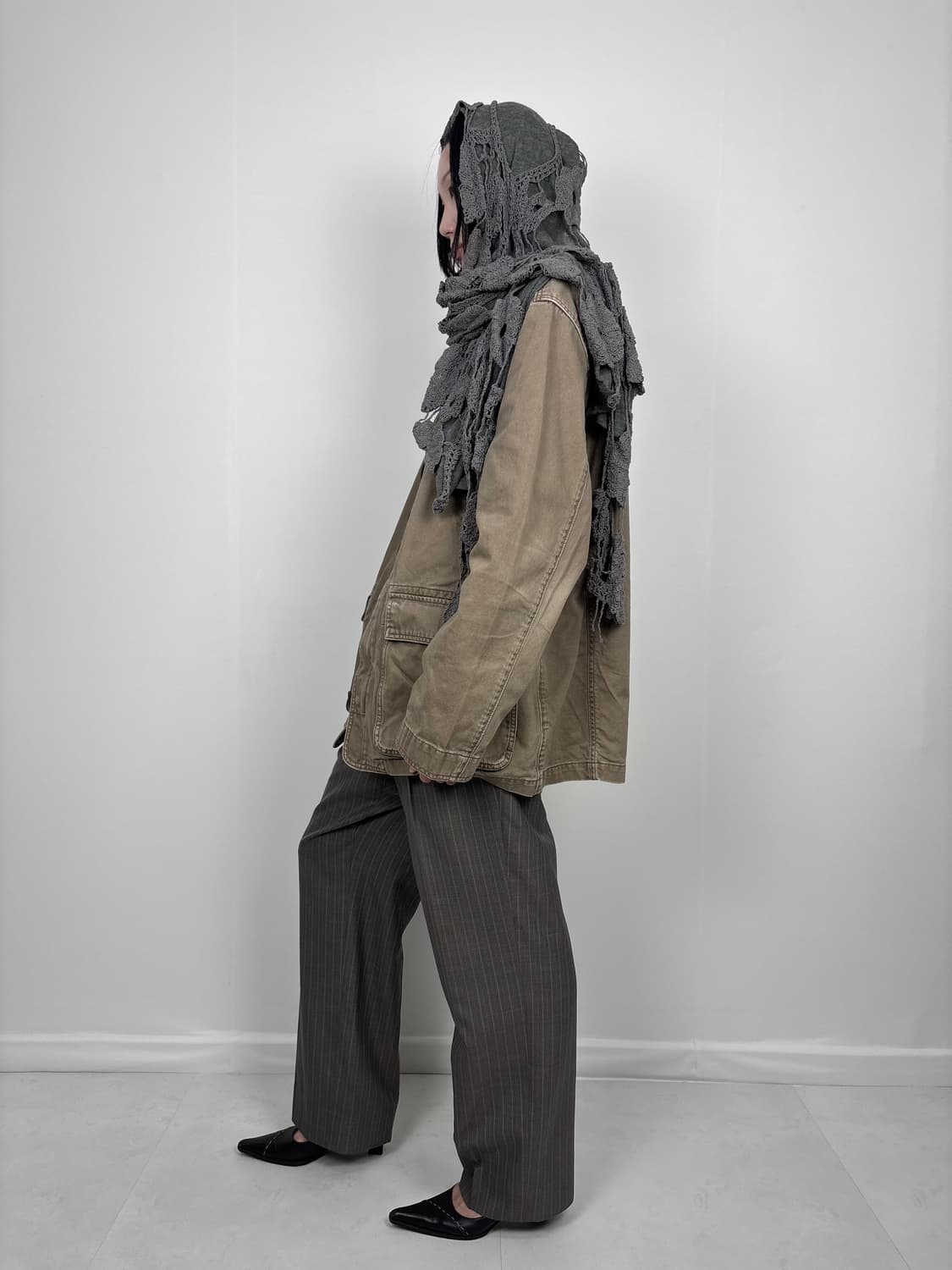 GRUNGE DRAPE SCARF 상품이미지2