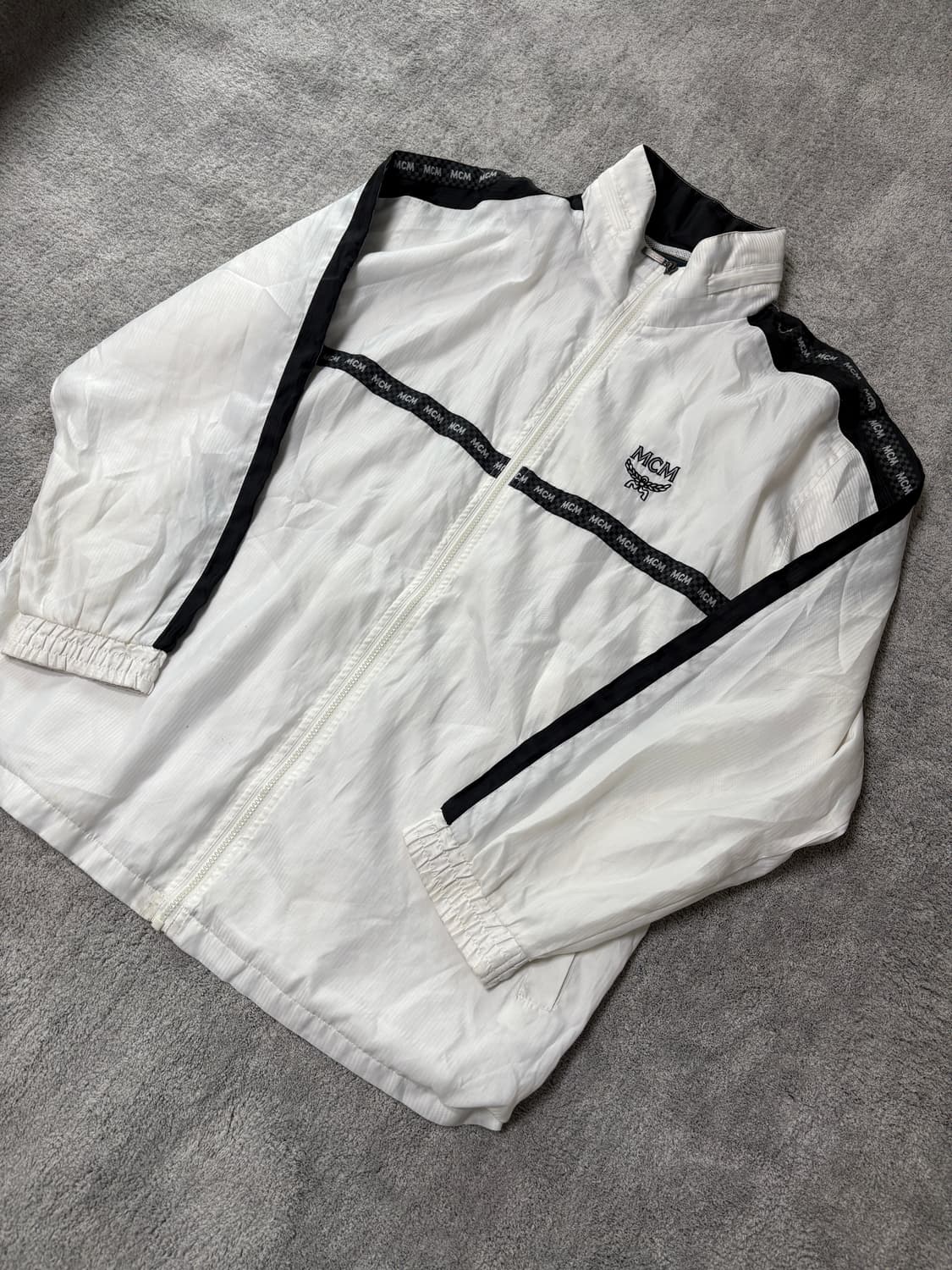 Vintage MCM Leopard piping  jumper  상품이미지2