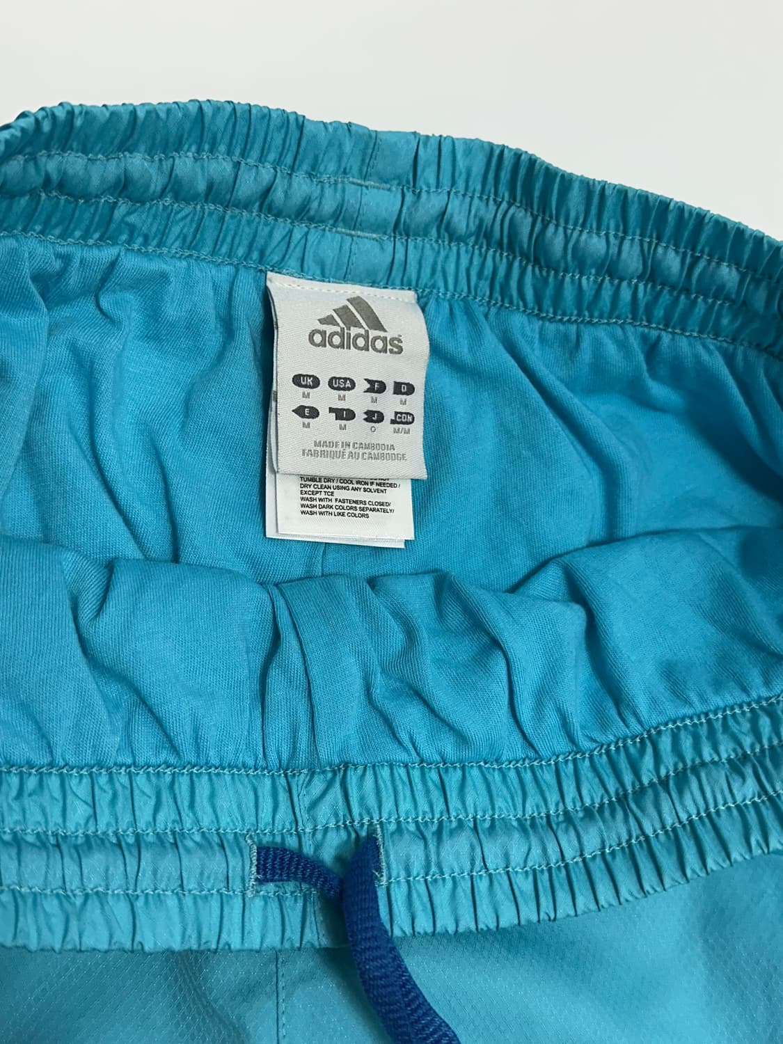 아디다스 하늘색 트레이닝 팬츠 빈티지 폴리 바지 상품이미지9