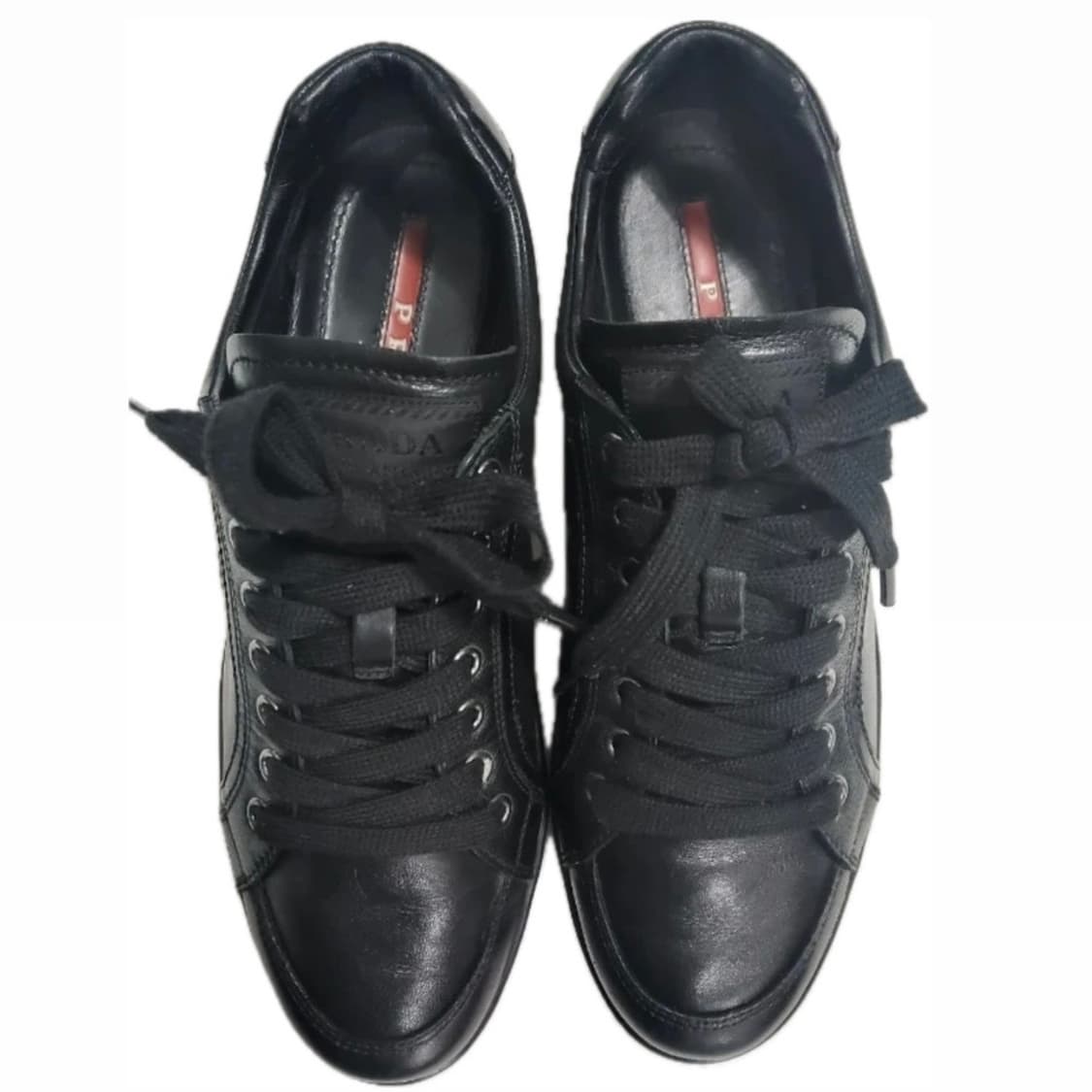 프라다 스포츠 사피아노 레더 스니커즈 상품이미지1