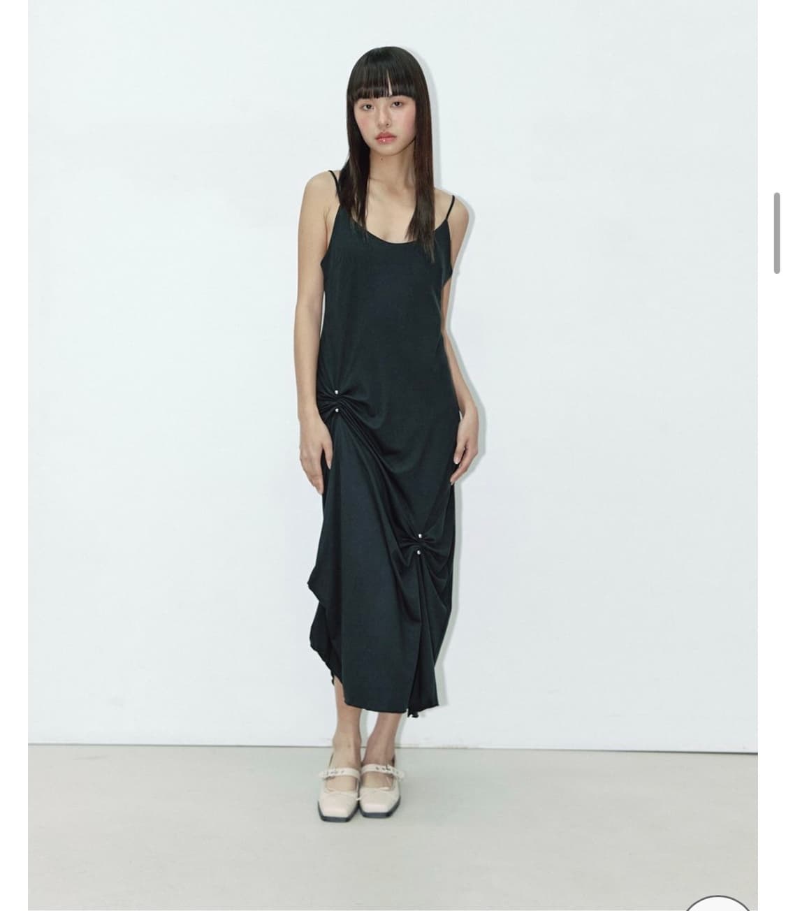 아수라 원피스 SILVER BALL STRING OPS (BLACK) 상품이미지4